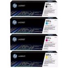 Комплект картриджей HP CF400A + CF401A + CF402A +CF403A (201A)