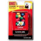 Картридж Lexmark №27+ фотобумага (80D2958E)