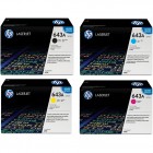 Комплект картриджей HP Q5950A + Q5951A + Q5952A + Q5953A (643A)