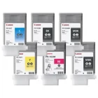 Картридж Canon PFI-102 комплект (MBKx2,BK,M,C,Y) 6шт х 130мл (KT017295) Уценка!