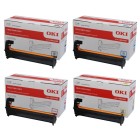 Комплект Фотобарабанов Oki 44844405 + 44844406 + 44844407 + 44844408