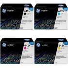 Комплект картриджей HP 642A (CB400A + CB401A + CB402A + CB403A)