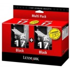 Набор картриджей Lexmark №17+№17 (80D2954E)