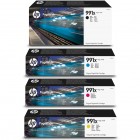 Комплект картриджей HP 991X (M0J90AE + M0J94AE + M0J98AE + M0K02AE) Уценка!
