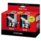 Набор картриджей Lexmark №32+№32 (80D2956E)