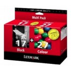 Набор картриджей Lexmark №17+№27 (80D2952E)
