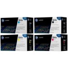 Комплект Картридж HP CE250X + CE251A + CE252A + CE253A (504X + 504A)