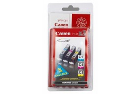 Комплект картриджей Canon CLI-521C/M/Y