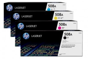 Комплект картриджей HP CF360A + CF361A + CF362A + CF363A (508A)
