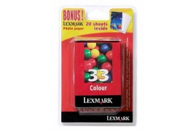 Картридж Lexmark №33 (18CX033E) + фотобумага