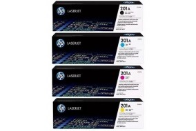 Комплект картриджей HP CF400A + CF401A + CF402A +CF403A (201A)