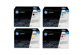 Комплект картриджей HP Q5950A + Q5951A + Q5952A + Q5953A (643A)