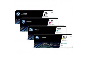 Комплект картриджей HP 415X W2030X + W2031X + W2032X + W2033X