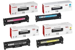 Комплект картриджей Canon 718Bk + 718C + 718M + 718Y
