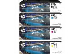 Комплект картриджей HP F6T81AE + F6T82AE + F6T83AE + L0S07AE (973X)