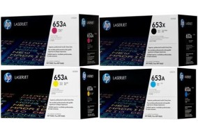 Комплект картриджей HP CF320X + CF321A + CF322A + CF323A (653X + 653A)