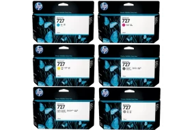 Комплект картриджей HP C1Q12A + F9J76A + F9J77A + F9J78A + F9J79A + F9J80A  (727) Уценка!