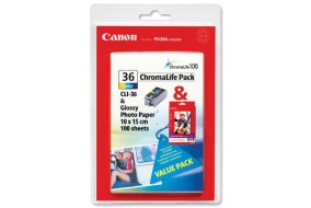 Картридж + фотобумага Canon CLI-36