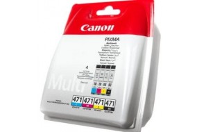 Комплект картриджей Canon CLI-471BK/C/M/Y Multi Pack