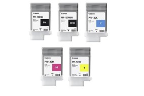 Комплект картриджей Canon PFI-120 (MBK,BK,M,C,Y) 5шт х 130мл