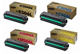 Комплект Samsung CLT-K506L + CLT-C506L + CLT-M506L + CLT-Y506L