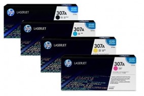 Комплект картриджей HP CE740A + CE741A + CE742A + CE743A (307A)