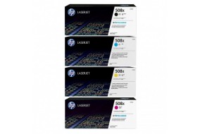 Комплект картриджей HP CF360X + CF361X + CF362X + CF363X (508X)
