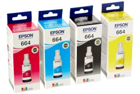 Оригинальный набор чернил Epson T6641-6644 (T6646)