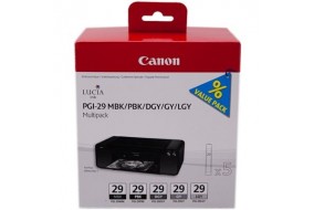 Комплект картриджей Canon PGI-29 MBK/PBK/DGY/GY/LGY Multi Pack