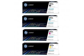 Комплект картриджей HP CF540A + CF541A + CF542A + CF543A (203A)