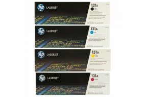 Комплект картриджей HP CF210X + CF211A + CF212A + CF213A (131X + 131A) Уценка!