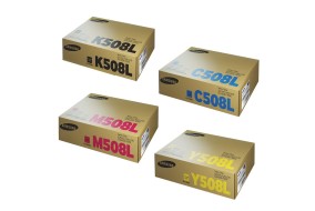 Комплект Картриджей Samsung CLT-K508L + CLT-C508L + CLT-M508L + CLT-Y508L 