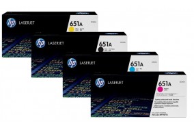 Комплект картриджей HP CE340A + CE341A + CE342A + CE343A (651A)