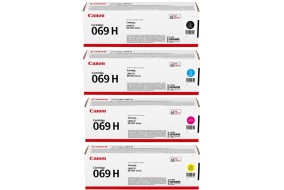 Комплект картриджей Canon 069HBK + 069HC + 069HM + 069HY