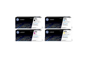 Комплект картриджей HP W2120X + W2121X + W2122X + W2123X (212X)