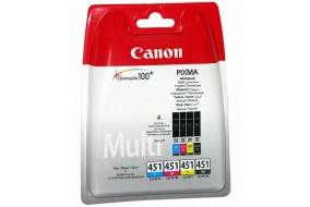 Комплект картриджей Canon PGI-451Bk/C/M/Y