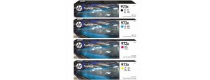 Комплект картриджей HP F6T81AE + F6T82AE + F6T83AE + L0S07AE (973X)