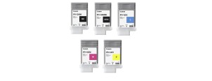 Комплект картриджей Canon PFI-120 (MBK,BK,M,C,Y) 5шт х 130мл