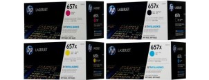 Комплект картриджей HP 657X (CF470X + CF471X  + CF472X + CF473X)